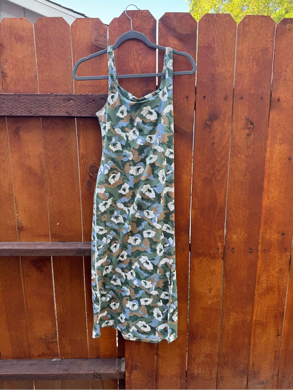 Anthropologie midi dress Green Pattern NWT